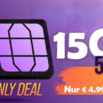 MEGA DEAL: 15GB 5G für nur 4.99€/Monat – monatlich kündbar