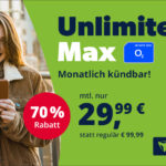 o2 Mobile Unlimited Max: Monatlich kündbarer Unlimited-Tarif mit starken Extras