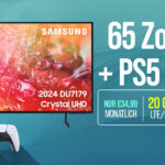 HOT DEAL: Samsung 65 Zoll UHD TV & PlayStation 5 PS5 Slim für nur 1 € Zuzahlung
