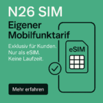 N26 SIM gestartet: Digitalbank bringt eigenen Mobilfunktarif