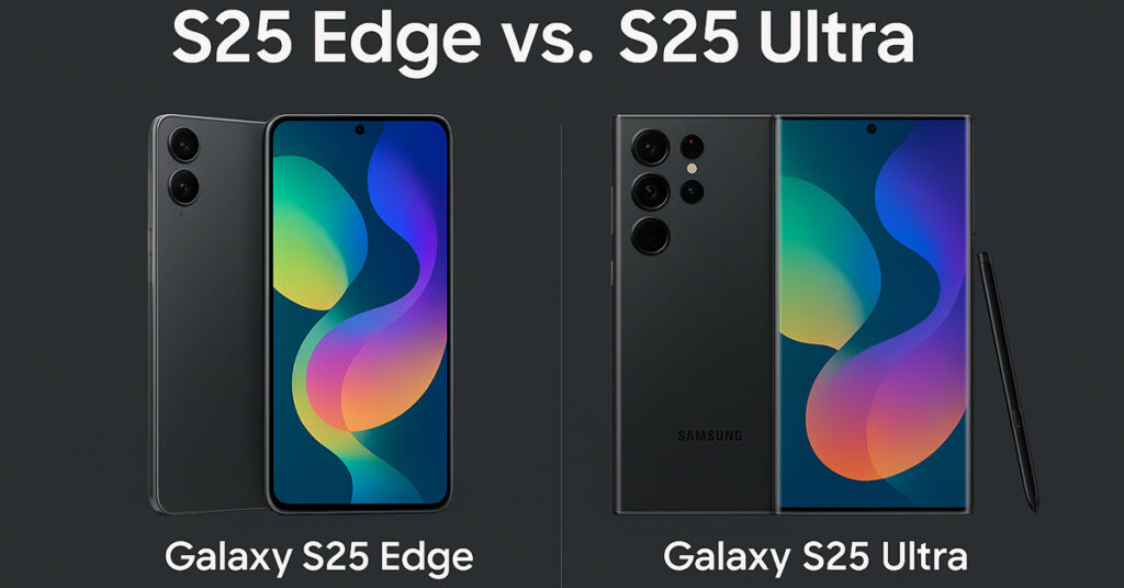 Samsung Galaxy S25 Edge vs. S25 Ultra – Welches Modell passt besser zu dir?