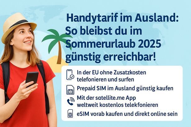 Sommerurlaub 2025: So bleibst du auch im Ausland smart verbunden!