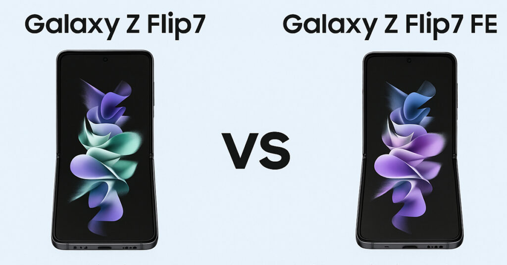 Samsung Galaxy Z Flip7 vs Flip7 FE – welches Foldable lohnt sich wirklich?