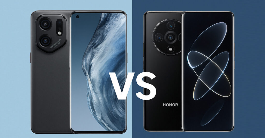 OPPO Find X9 Pro vs. Honor Magic 8 Pro – Flaggschiff-Vergleich 2025