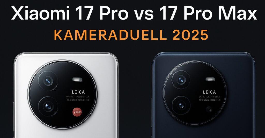 Xiaomi 17 Pro vs. Xiaomi 17 Pro Max – Das große Kameraduell 2025