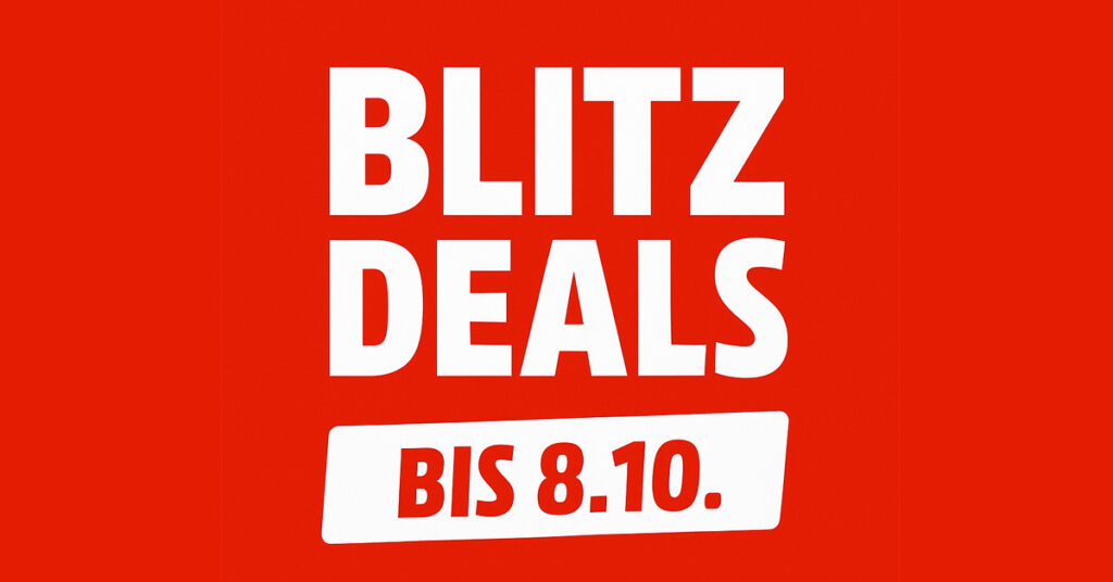 MediaMarkt Blitz Deals – nur vom 7. bis 8. Oktober!