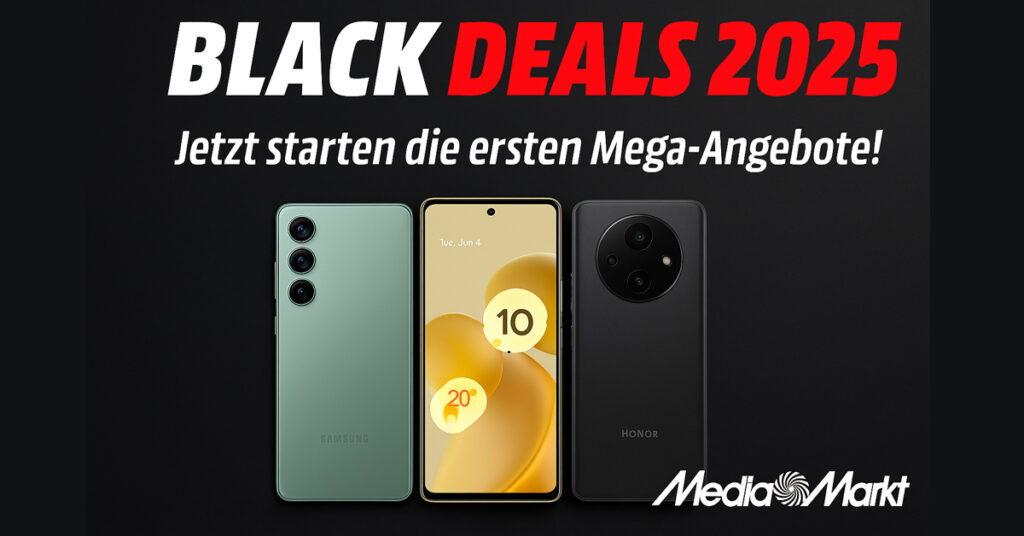 MediaMarkt Black Deals 2025 – Jetzt starten die ersten Mega-Angebote!