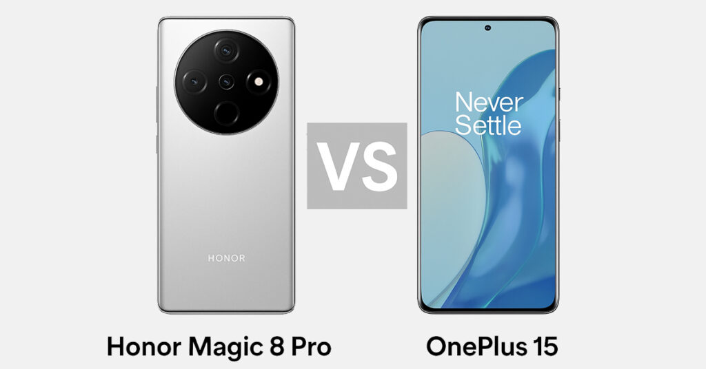 Honor Magic 8 Pro vs. OnePlus 15 – das große Flaggschiff-Duell 2025