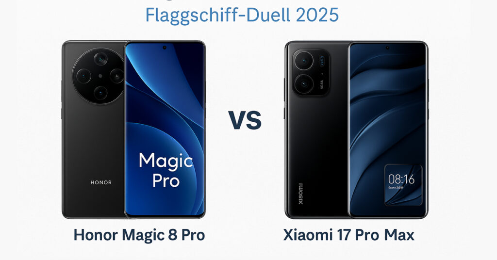 Honor Magic 8 Pro vs Xiaomi 17 Pro Max – zwei Super-Flaggschiffe im direkten Vergleich