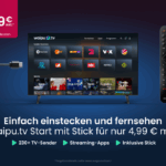 Neues waipu.tv Start Jahrespaket: Fernsehen neu erleben – für nur 4,99 € im Monat!