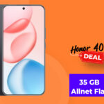 HOT DEAL: Honor 400 (256 GB) für nur 37 € mit 35 GB Allnet-Flat!