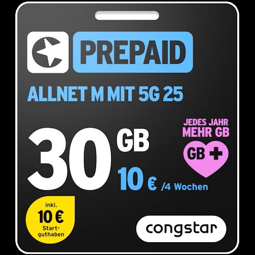 Telekom Netz testen: 30 GB für nur 1 € – Congstar Starterpaket mit Mega-Aktion!