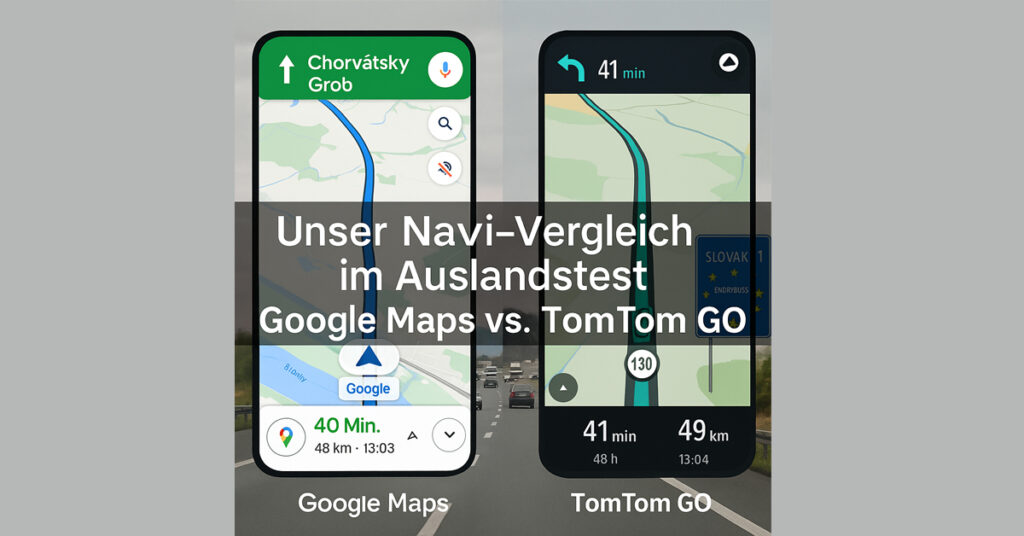 Google Maps vs. TomTom GO – unser persönlicher Erfahrungsbericht nach vielen Reisen