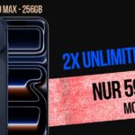 iPhone 17 Pro Max Deal: 2× Unlimited Daten für nur 59,98 € monatlich