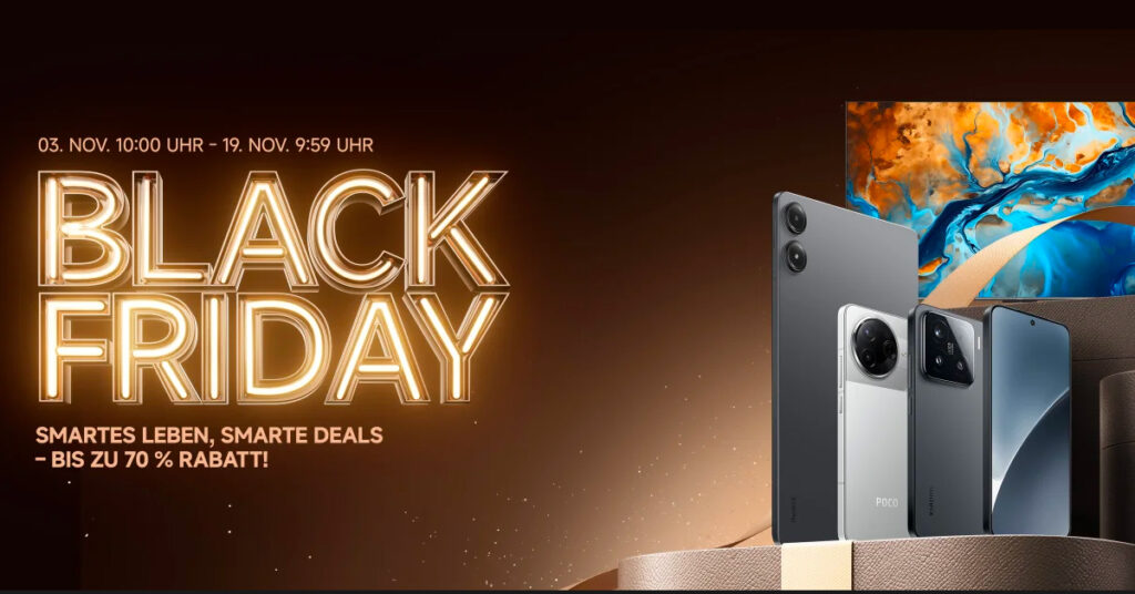 Xiaomi Black Friday 2025: Diese Deals sorgen für Mega-Hype – Smartphones, Smartwatches & mehr jetzt radikal reduziert!