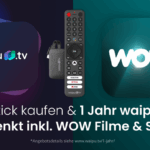 waipu.tv + WOW Mega-Bundle: 4K Stick + 12 Monate Perfect Plus + WOW Jahrespaket für nur 59,99 €! (statt 259,99 €)