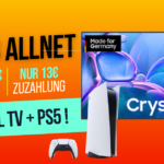 Samsung UHD 65 Zoll TV + PlayStation 5 Digital Slim für nur 13 € – Mega-Bundle mit 20 GB 5G Allnet Flat!