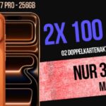 iPhone 17 Pro Deal: 2× 100GB Allnet Flat für nur 39,98€ – plus 20W Apple-Adapter gratis!