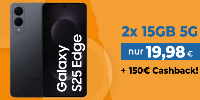 Samsung Galaxy S25 Edge Deal: Top-Smartphone + 2 SIM-Karten zum Hammerpreis