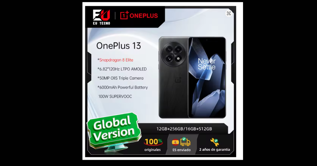 OnePlus 13 (16 GB/512 GB) für 631,13 € bei AliExpress: Global Version, Versand aus Spanien