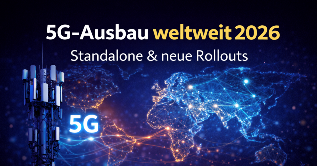 Globaler 5G-Ausbau 2026: Standalone-Netze & neue Rollouts weltweit