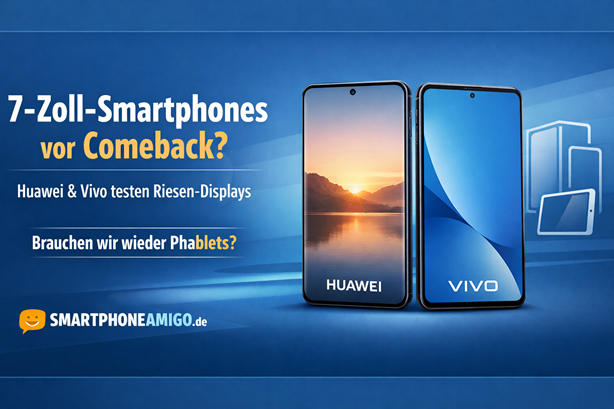 7-Zoll-Smartphones vor Comeback? Huawei & Vivo testen riesige Displays