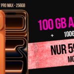 iPhone 17 Pro Max für 249€ mit 100GB Telekom 5G + 100€ Cashback – nur 59,95€ mtl.