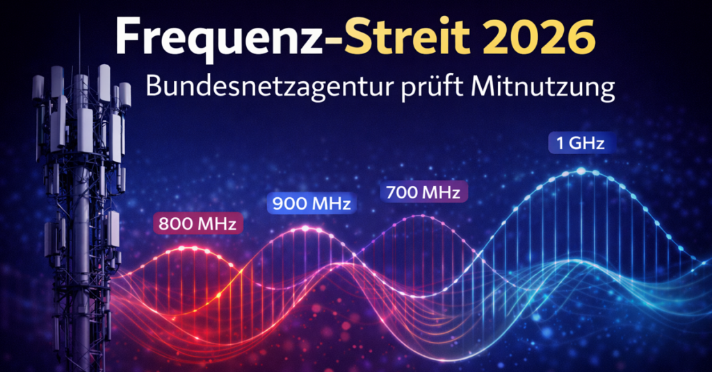 Bundesnetzagentur prüft Frequenz-Mitnutzung: Kommt der Vorteil für 1&1?