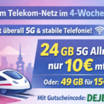 Fraenk im Telekom-Netz im 4-Wochen-Test: 5G fast überall – 24 GB für nur 10 € möglich