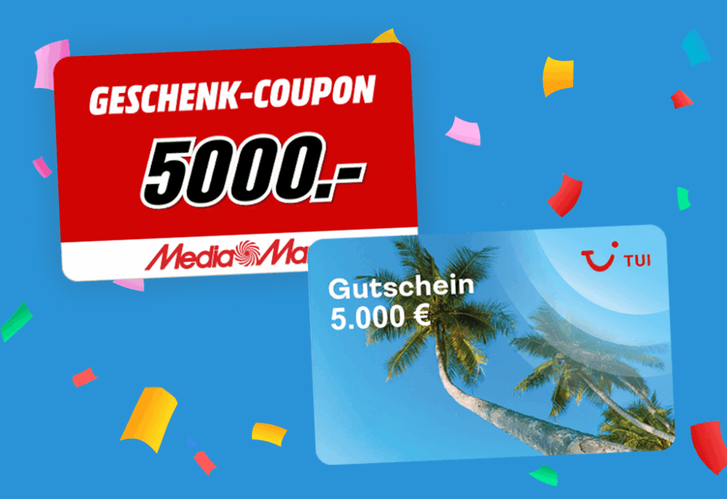 MediaMarkt Karneval Gewinnspiel 2026: 5.000 € Reise oder 5.000 € Shopping gewinnen!