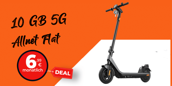 NIU KQi2 Pro für 29 €: MediaMarkt kombiniert E-Scooter mit 10 GB Allnet-Flat für 6,99 €/Monat