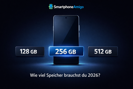 Wie viel Smartphone Speicher braucht man 2026?