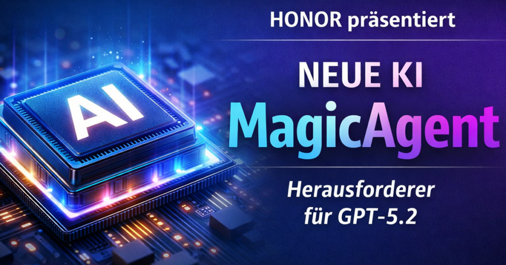 Honor MagicAgent vorgestellt: Neue KI soll gegen GPT-5.2 antreten
