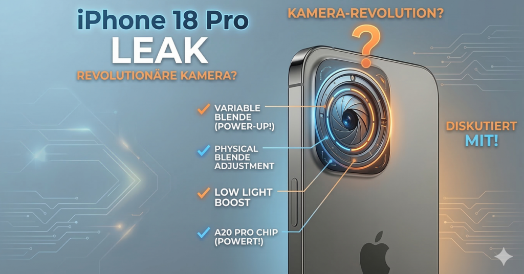iPhone 18 Pro Leak: Bleibt Apple beim Display stehen?