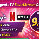 MagentaTV SmartStream Deal: Netflix, Disney+ & RTL+ für effektiv nur 9,83€ mtl.!