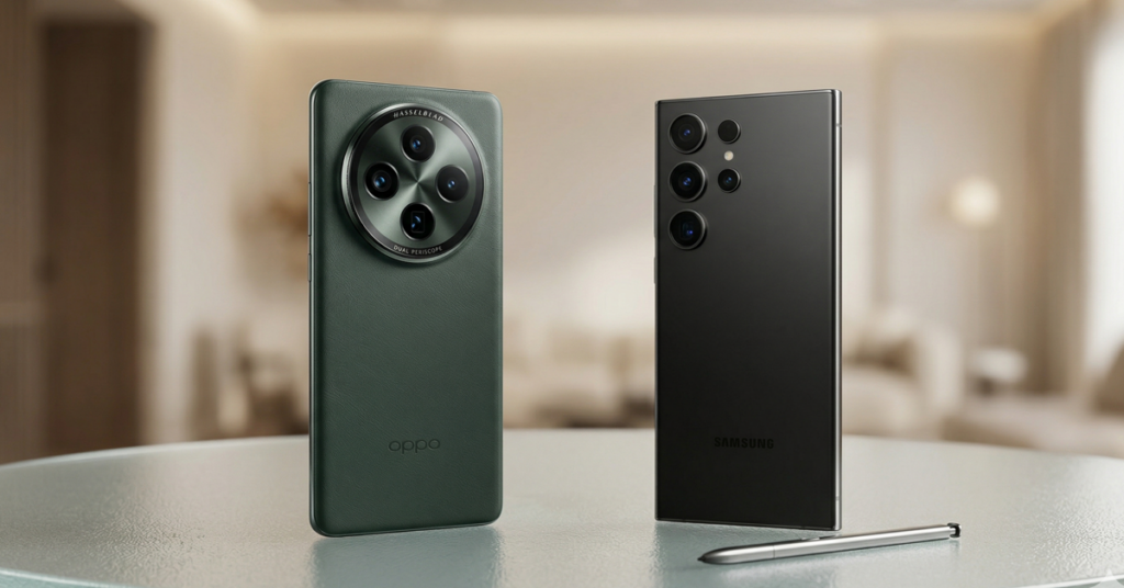 Oppo Find X9 Ultra vs. Galaxy S26 Ultra: Der Giganten-Check 2026