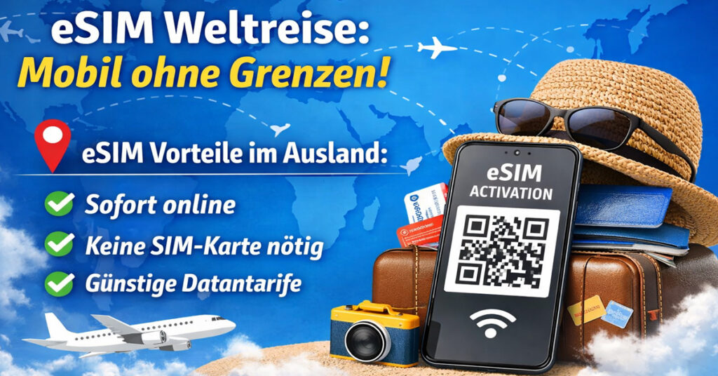 eSIM & internationale Nutzung: Warum digitale SIM-Karten 2026 immer wichtiger werden