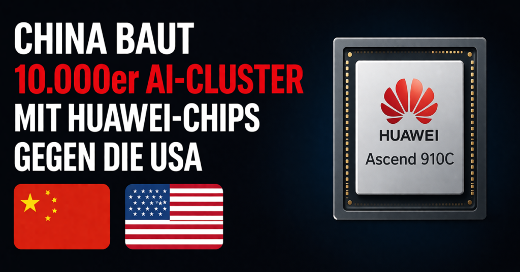 China kontert USA: Mega-AI-Cluster mit Huawei-Chips startet durch