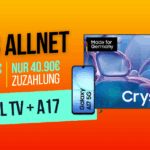 Samsung 65 Zoll 4K TV + Galaxy A17 GRATIS mit Vertrag – Deal ab 27,99€ mtl
