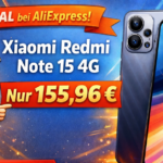 Xiaomi Redmi Note 15 4G für nur 155.96 € – 108MP Kamera & 6000mAh Akku!