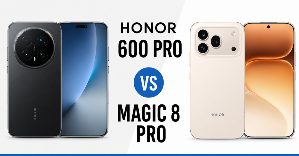Honor 600 Pro vs. Honor Magic 8 Pro: Warum das günstigere Modell richtig spannend ist