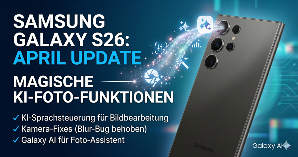 Samsung Galaxy S26: April-Update bringt magische KI-Fotofunktionen