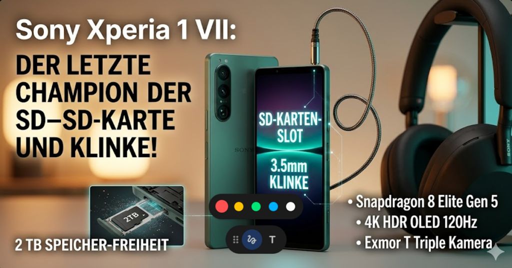 Sony Xperia 1 VII: Der letzte Champion der SD-Karte und Klinke