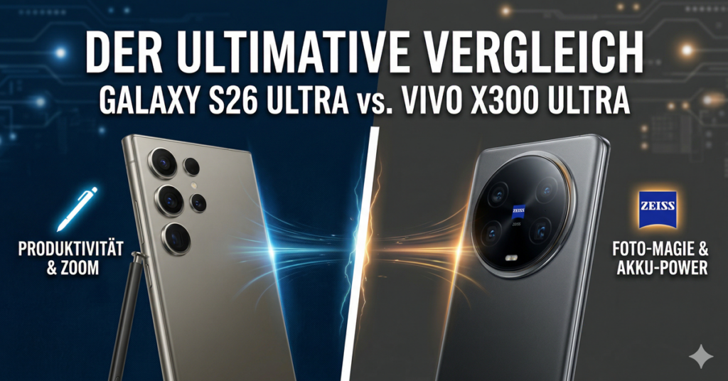 Flaggschiff-Duell 2026: Samsung Galaxy S26 Ultra vs. Vivo X300 Ultra