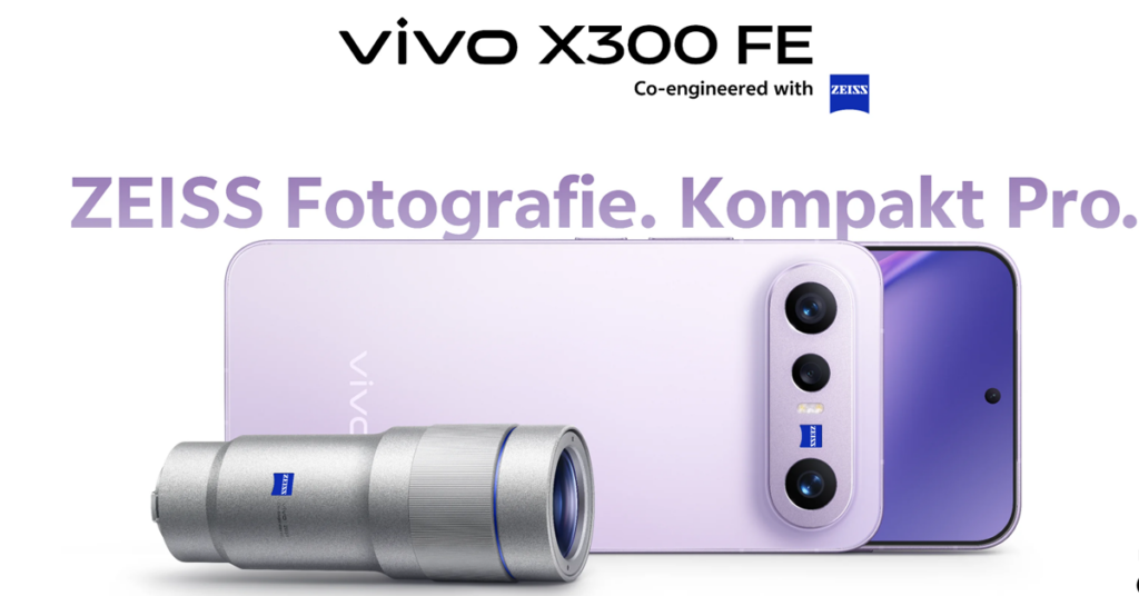 vivo X300 FE offiziell: ZEISS-Kamera, 6.500 mAh Akku und Snapdragon 8 Gen 5
