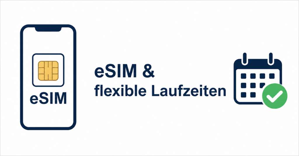 eSIM und flexible Laufzeiten: Warum der Mobilfunkmarkt jetzt deutlich bequemer wird