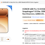 HONOR 600 Pro offiziell gestartet: 200MP Nachtkamera, Snapdragon 8 Elite & starke Gratis-Zugaben zum Launch