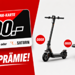 Vodafone GigaZuhause 300 mit Wunschprämie: 200€ Cashback, E-Scooter oder Weber Gasgrill
