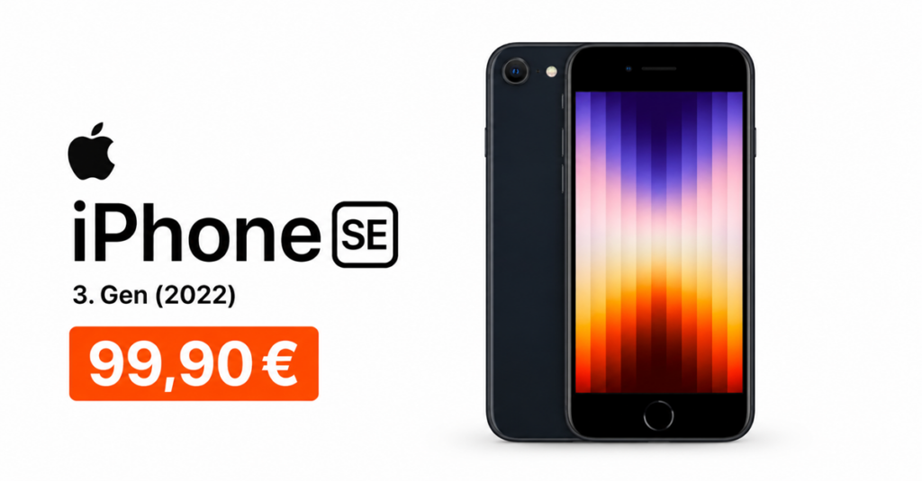 Apple iPhone SE 3. Gen (2022) für nur 99,90 Euro bei eBay