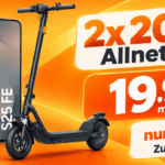 Samsung Galaxy S25 FE + Niu KQi 100F E-Scooter mit 2x 20GB Allnet Flat für nur 19,98 € monatlich